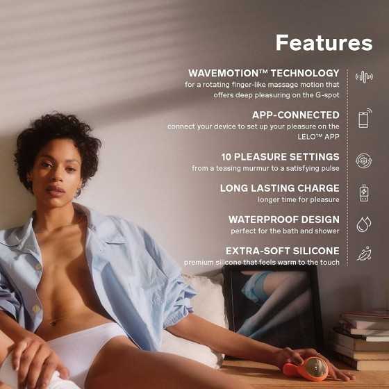 LELO IDA Wave Dual App Controlled Vibe for Couples Vibrator for Women with 2 Powerful Motors and 10 Vibrations Settings, Coral R