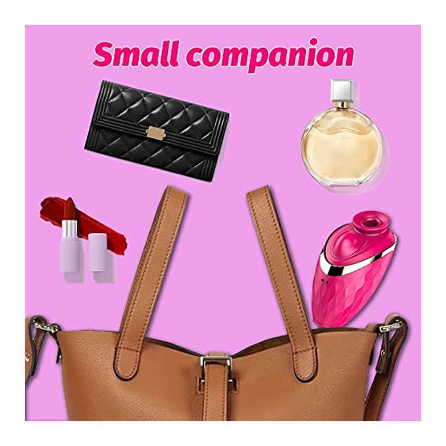Rose Sex Stimulator for Women,Rose Vibrator,CLIFORT Clitoralis Stimulator for Women with 10 Tongue Licking& Vibrating Modes,Rech