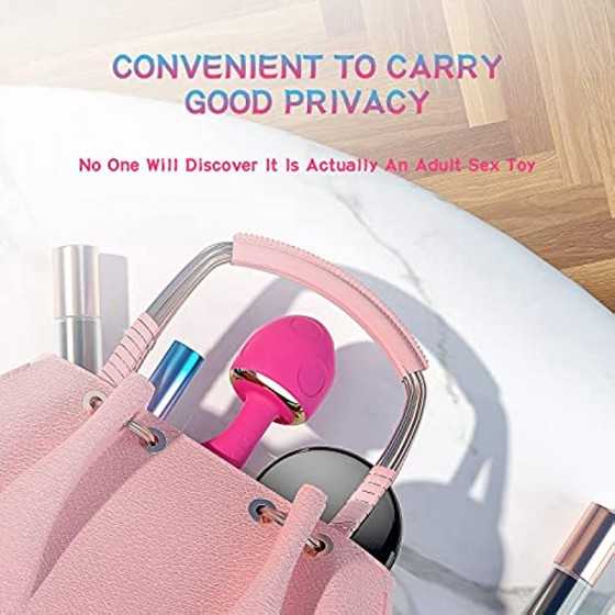 Siciley 5 in 1 Clitoral Sucking G Spot Stimulation Mushroom Vibrator, with Smart Constant Temperature Function, 10 Vibration & 7