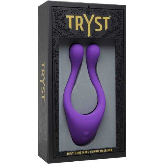 DOC JOHNSON Tryst Multi Erogenous Zone Massager – Purple