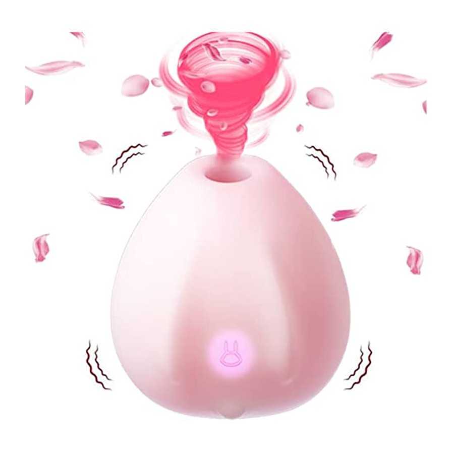 Anime Rabbit Cute Rose Toy Vibrator for Women Clitoris Nipple Stimulator Suck G-Spot Clitoral Vibrator Adult Sex Toys for Women