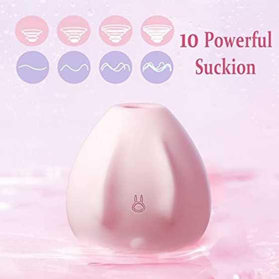 Anime Rabbit Cute Rose Toy Vibrator for Women Clitoris Nipple Stimulator Suck G-Spot Clitoral Vibrator Adult Sex Toys for Women
