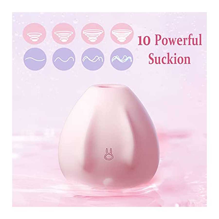 Anime Rabbit Cute Rose Toy Vibrator for Women Clitoris Nipple Stimulator Suck G-Spot Clitoral Vibrator Adult Sex Toys for Women