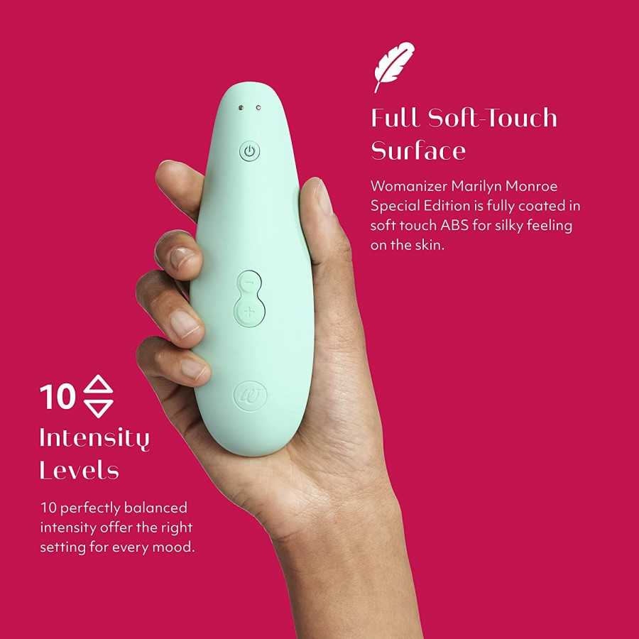 Womanizer x Marilyn Monroe™ Special Edition Pleasure Air Toy, Clitoral Suction Vibrator, Clitoral Stimulator, Clit Sucking Toy, 