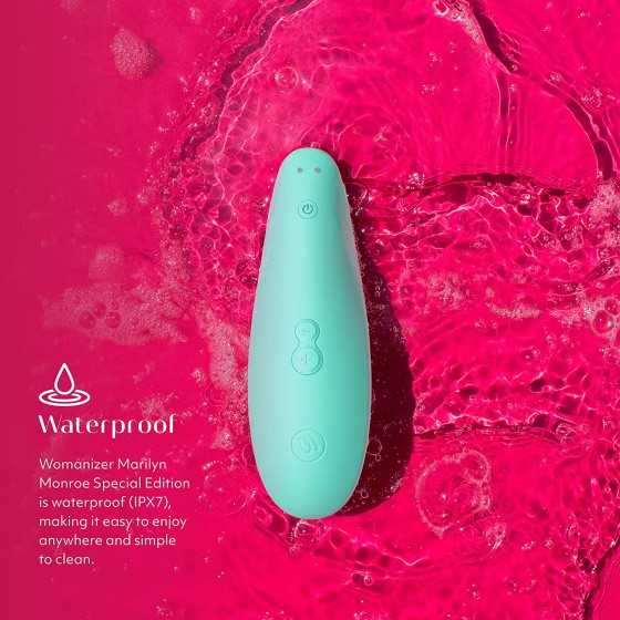 Womanizer x Marilyn Monroe™ Special Edition Pleasure Air Toy, Clitoral Suction Vibrator, Clitoral Stimulator, Clit Sucking Toy, 