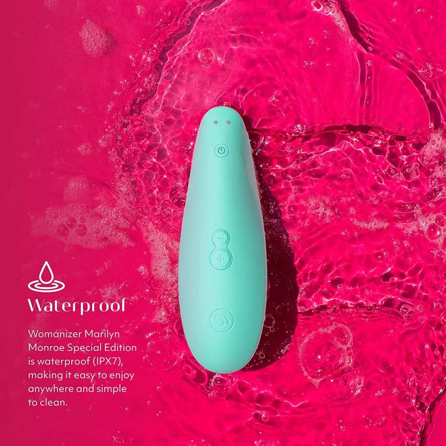 Womanizer x Marilyn Monroe™ Special Edition Pleasure Air Toy, Clitoral Suction Vibrator, Clitoral Stimulator, Clit Sucking Toy, 