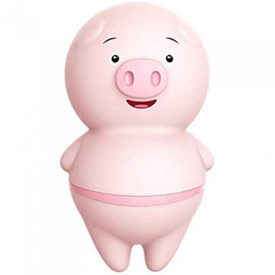 Dan&Dre Tongue Licking Vibrator for Women Clitoris and G-spot Vibrator Waterproof Clitoral Sucking Toy, Pink, Small pig