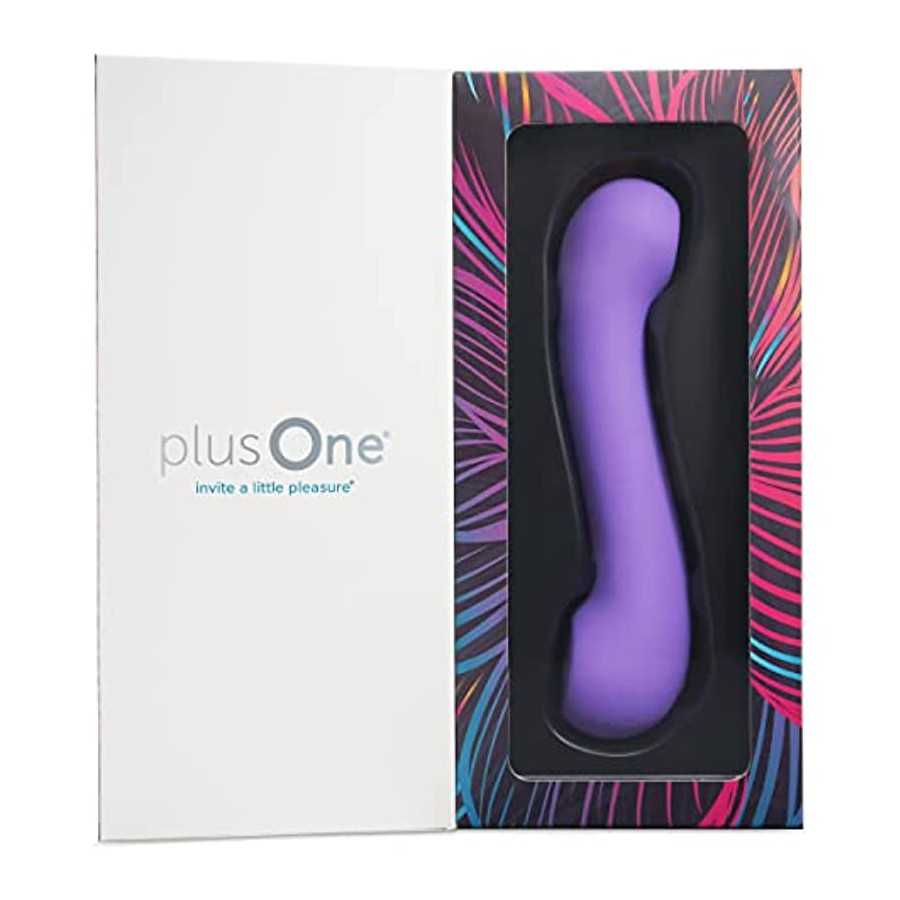 plusOne Thumping Arouser, 10 Intensity Settings, Fully Waterproof, Made of Body-Safe Silicone, Purple