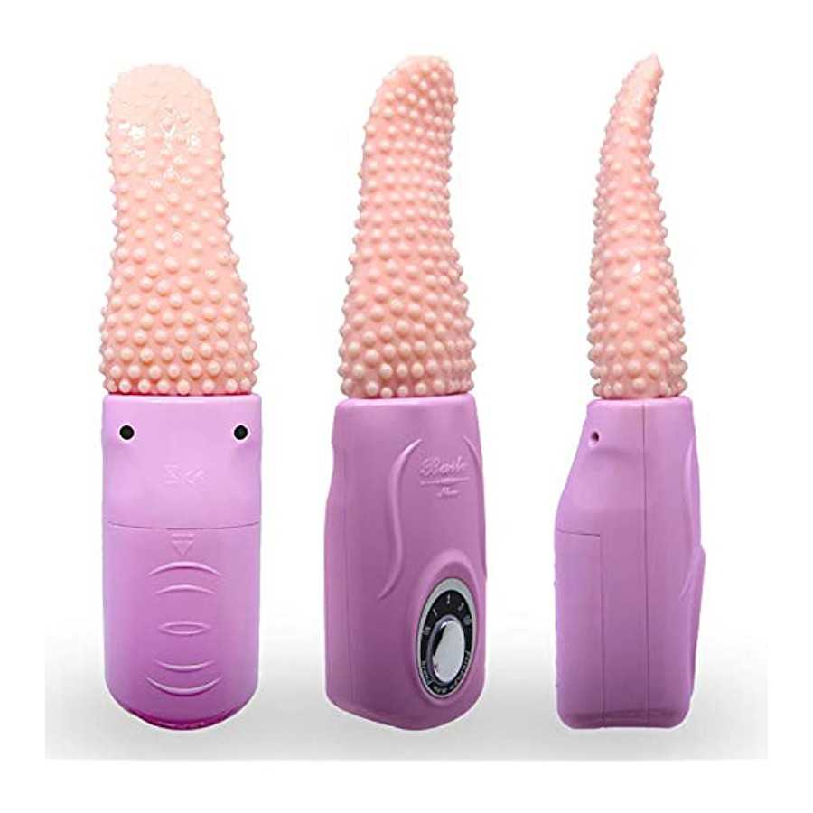 LeLuv Textured Tongue Vibrator Oral Pleasurer