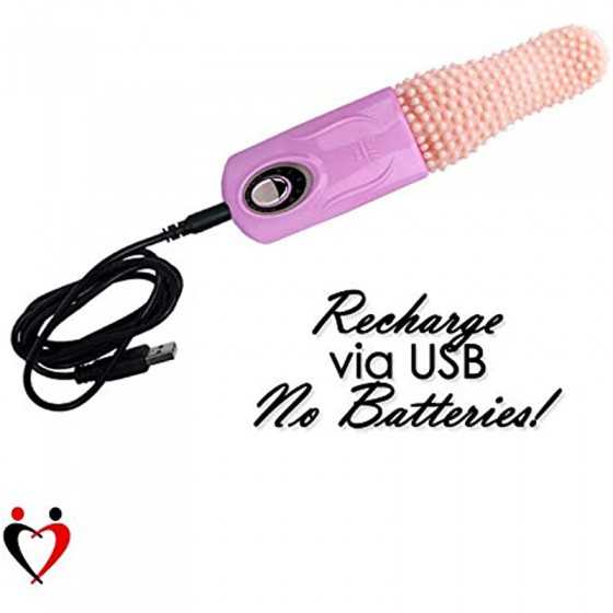 LeLuv Textured Tongue Vibrator Oral Pleasurer