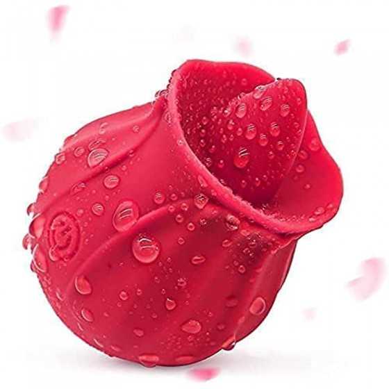2023 New Rose Virbrater for Women Rose Shape Stimulator,Clitoralis Licking for Women Toy Tongues Quiet 10 Modes Rose Toy Flexibl