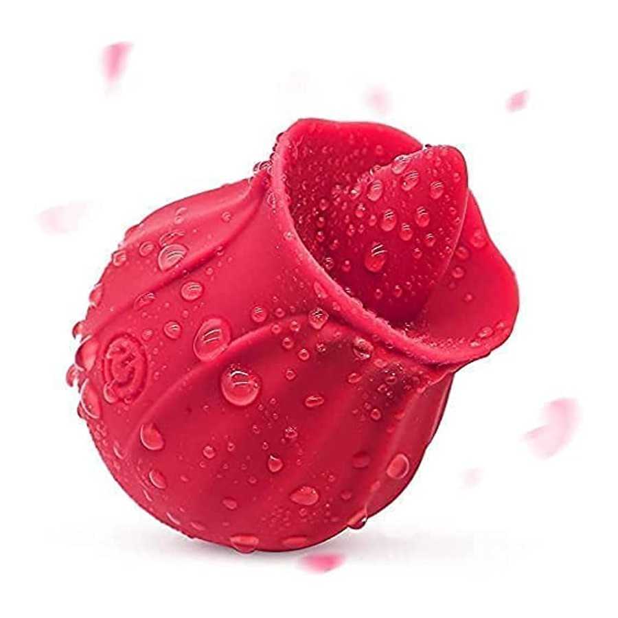 2023 New Rose Virbrater for Women Rose Shape Stimulator,Clitoralis Licking for Women Toy Tongues Quiet 10 Modes Rose Toy Flexibl