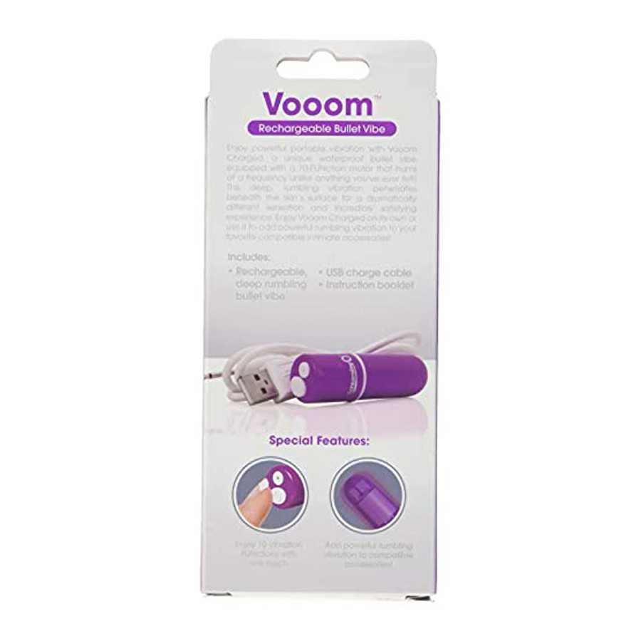 Screaming O Charged Vooom Rechargeable Bullet Vibe, Purple