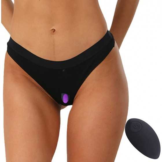 hxfivver Remote Control Vibrator Panties, Vibrating Panties Eggs, Rechargeable Butterfly Bullet Clitorals Stimulator for Women D
