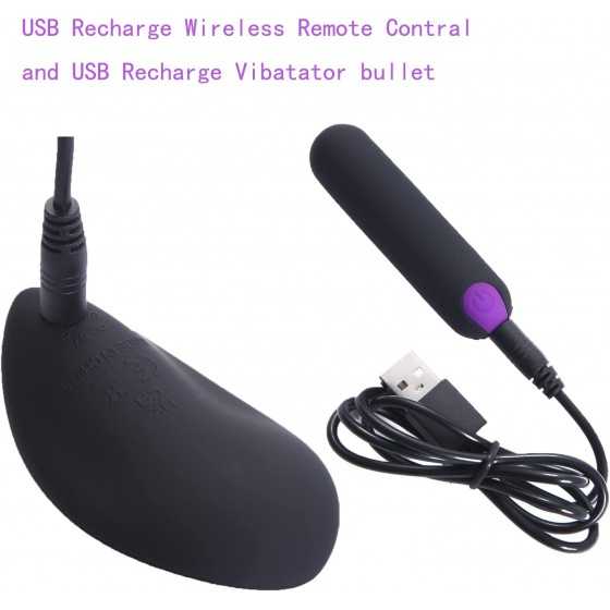 hxfivver Remote Control Vibrator Panties, Vibrating Panties Eggs, Rechargeable Butterfly Bullet Clitorals Stimulator for Women D