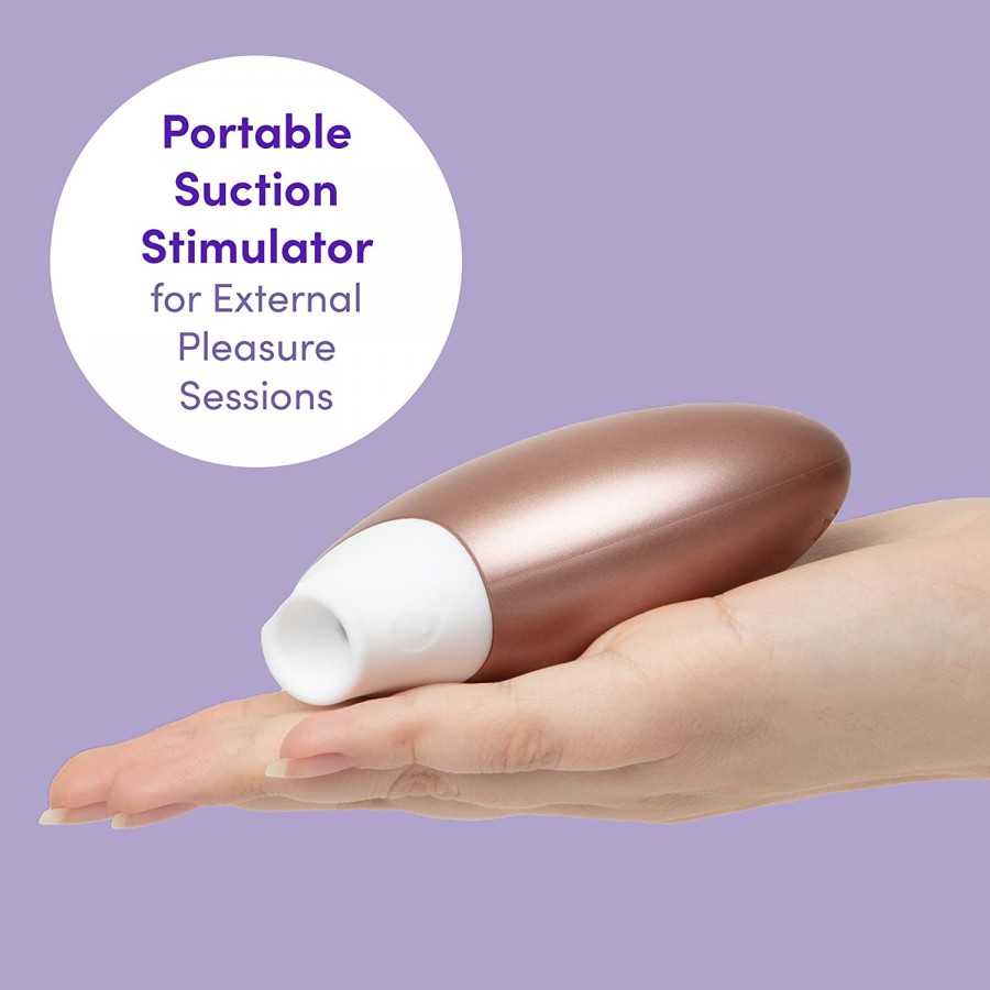 Lovehoney Pearl Clitoral Sucking Toy - Clit Stimulator with 7 Suction Speeds - Waterproof Sucker Vibrator - Rechargeable Vibrati
