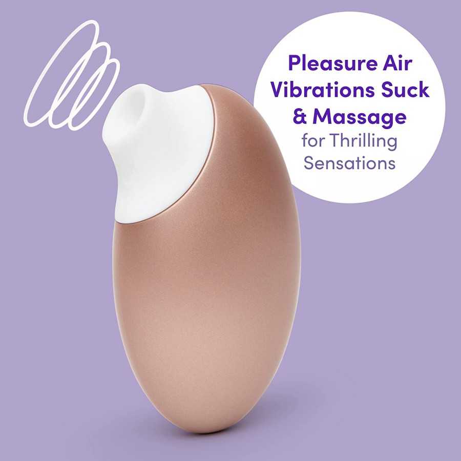 Lovehoney Pearl Clitoral Sucking Toy - Clit Stimulator with 7 Suction Speeds - Waterproof Sucker Vibrator - Rechargeable Vibrati