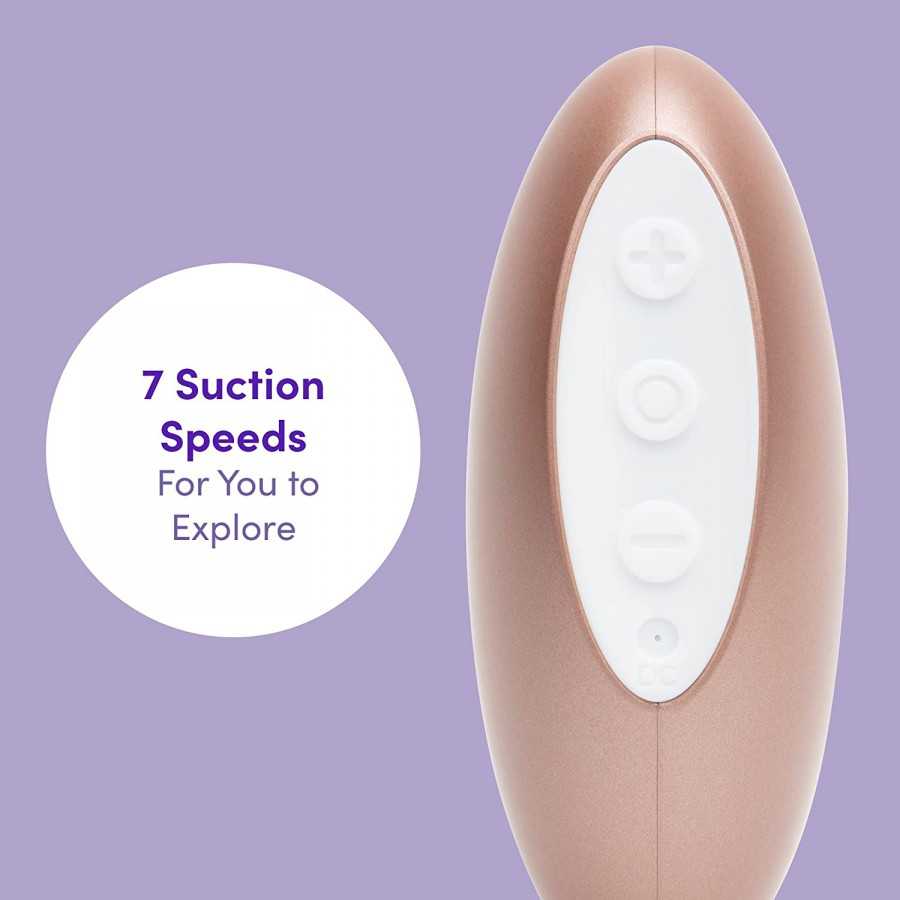 Lovehoney Pearl Clitoral Sucking Toy - Clit Stimulator with 7 Suction Speeds - Waterproof Sucker Vibrator - Rechargeable Vibrati