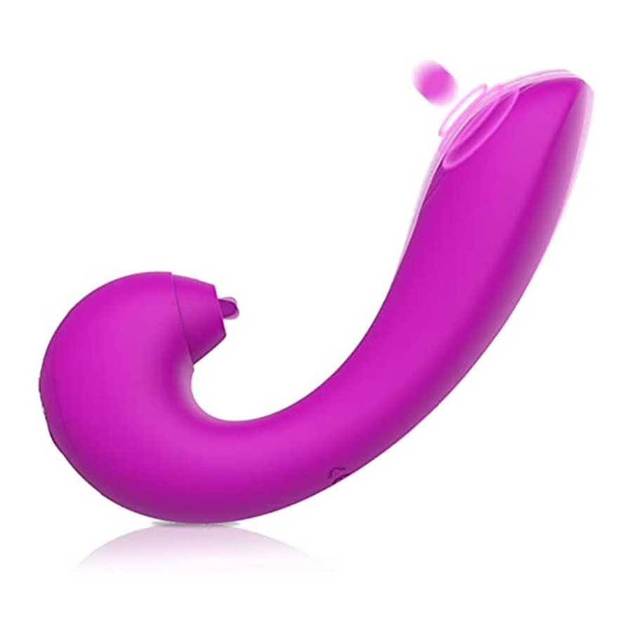 Gruseriour 3 in 1 Clitoral Licking G spot Flapping Vibrator - Adult Sex Toys for Women Deep Vagina Stimulation, Rechargeable & W