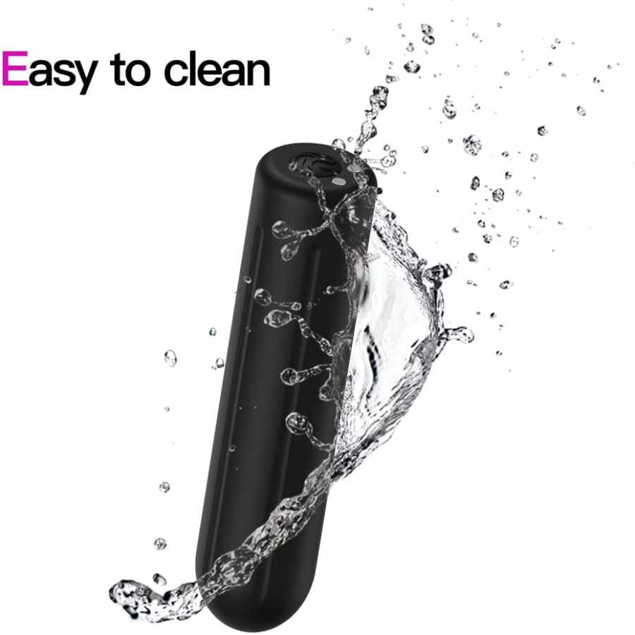 G-Spot Bullet Vibrator - Mini Dildo Nipple Stimulator, Portable Vaginal Clitoris Massager, Magnetic USB Rechargeable with 9 Powe