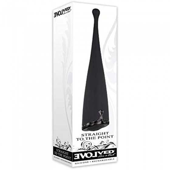 Evolved Love Is Back Straight to The Point Black Clitoral Vibrator