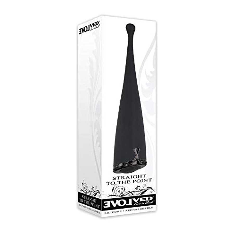 Evolved Love Is Back Straight to The Point Black Clitoral Vibrator