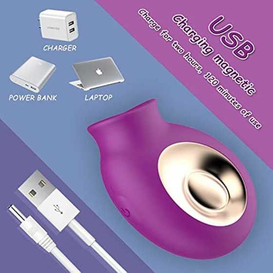 Rose Vibrator, Clitoral Nipple Anus Licking Tongue Vibrator with 2 Speeds & 5 Modes Powerful Stimulator-G spot Vibrators for Qui
