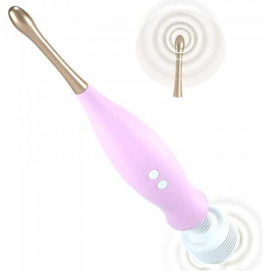 High Frequency Clitoral Vibrator 2 in 1 Clit & G Spot Rabbit Anal Dildo Vibrator Adult Sex Toys Silicone Rechargeable Clitoris V