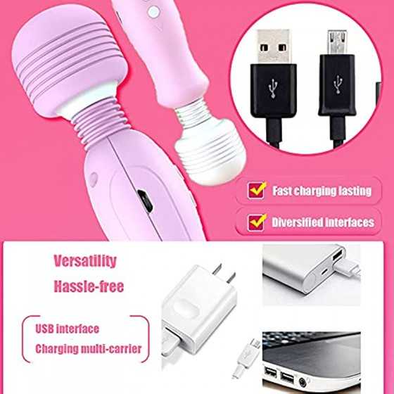 High Frequency Clitoral Vibrator 2 in 1 Clit & G Spot Rabbit Anal Dildo Vibrator Adult Sex Toys Silicone Rechargeable Clitoris V