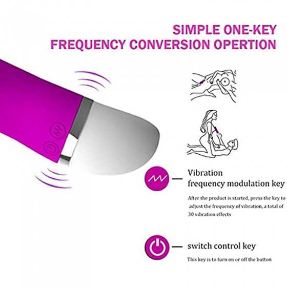 2 in 1 Clit Licking Vibrator G-Spot Dildo Massager, Clit Vibrator Rose Toy for Women with 10 Tongue Licking Vibration Modes G-Sp