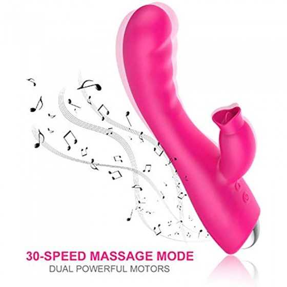Adult Toy Vibrator Clitoralis Stimulator for Women Waterproof Cordless Sucker Pleasure Sucking Rose Dual Motor Thrusting Silent 