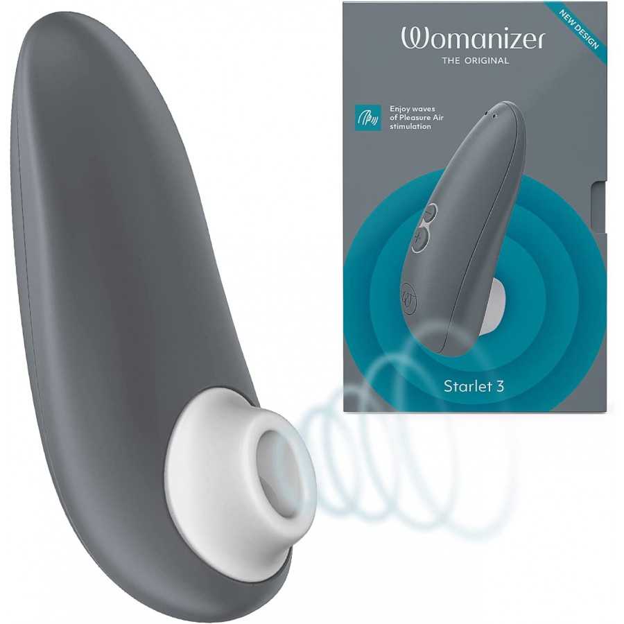 Womanizer Starlet 3 Clitoral Sucking Vibrator Clitoral Stimulator for Women Sex Toy for Her with 6 Intensity Levels Waterproof U