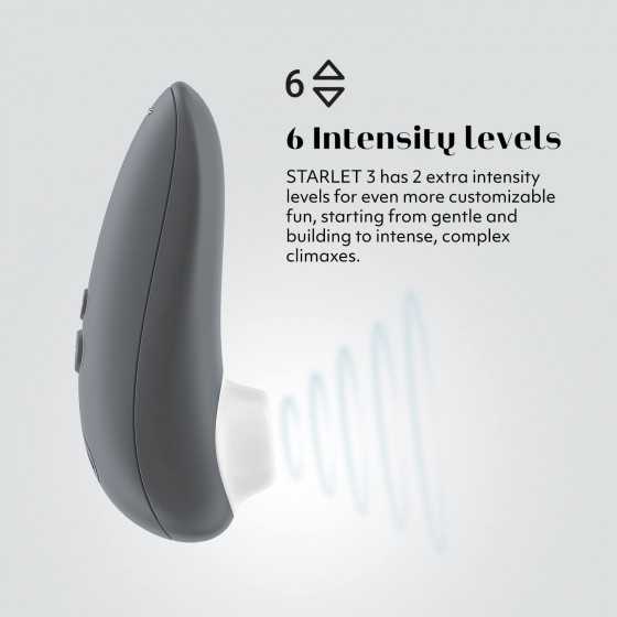 Womanizer Starlet 3 Clitoral Sucking Vibrator Clitoral Stimulator for Women Sex Toy for Her with 6 Intensity Levels Waterproof U