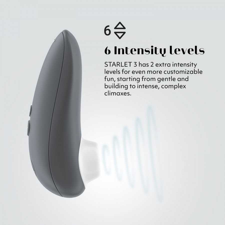Womanizer Starlet 3 Clitoral Sucking Vibrator Clitoral Stimulator for Women Sex Toy for Her with 6 Intensity Levels Waterproof U