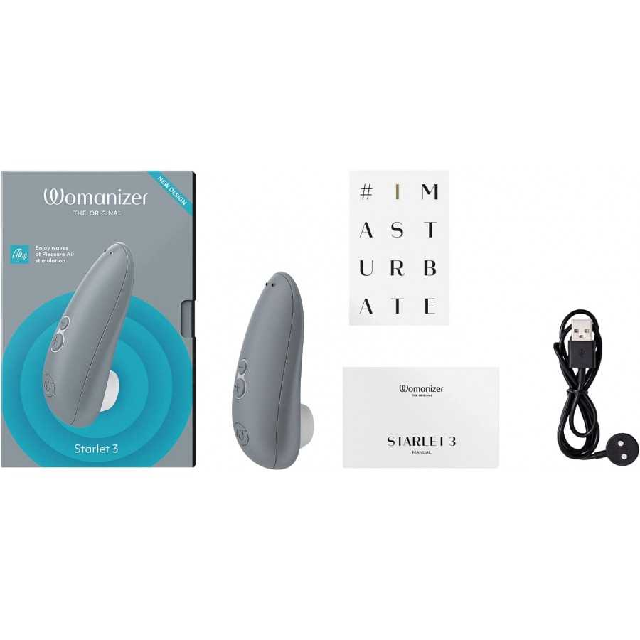 Womanizer Starlet 3 Clitoral Sucking Vibrator Clitoral Stimulator for Women Sex Toy for Her with 6 Intensity Levels Waterproof U