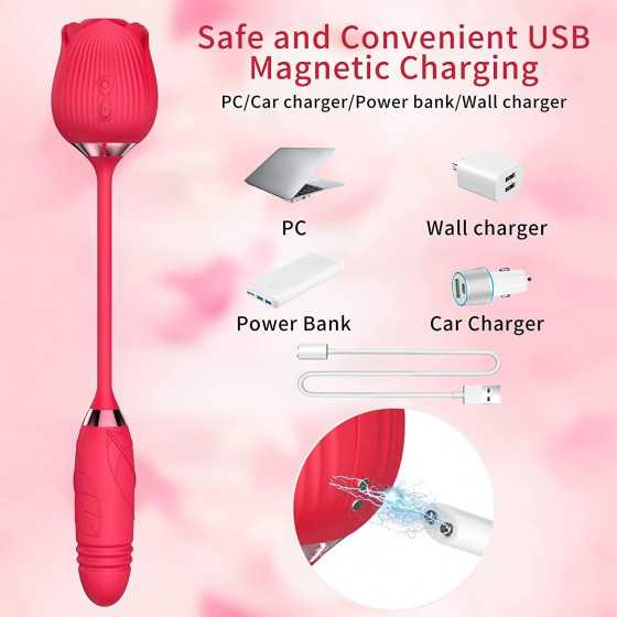 Clitoral Sucking Vibrator for Clit G Spot Stimulation, Adult Sex Toys with Remote Control for Women and Couple, Vibrating Stimul