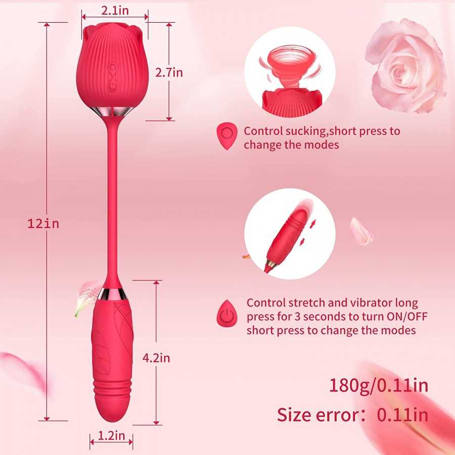 Clitoral Sucking Vibrator for Clit G Spot Stimulation, Adult Sex Toys with Remote Control for Women and Couple, Vibrating Stimul