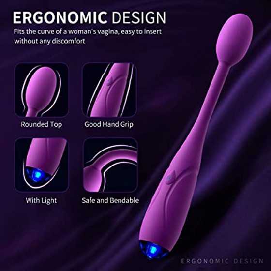 G Spot Vibrator Dildo with 10 Vibration Modes,Finger Vibrating Massagers Sexual Stimulator for Clitoral Vagina and Anal Stimulat