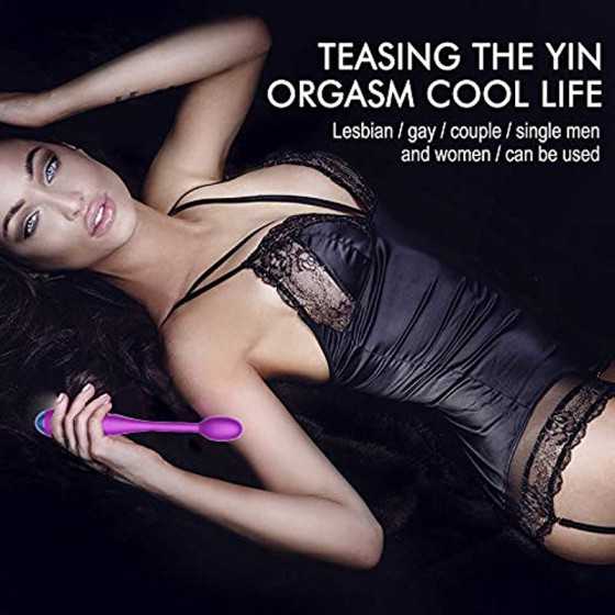 G Spot Vibrator Dildo with 10 Vibration Modes,Finger Vibrating Massagers Sexual Stimulator for Clitoral Vagina and Anal Stimulat