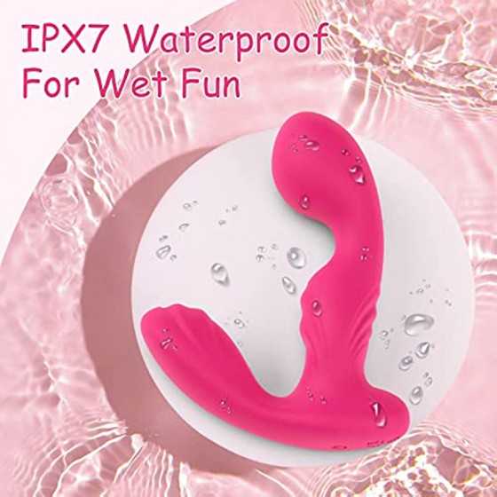 Remote Control Wiggling Wearable Panty Vibrator, Adult Sex Toys for G Spot Clitoral Stimulation, Butterfly Vibrators with 10 Vib