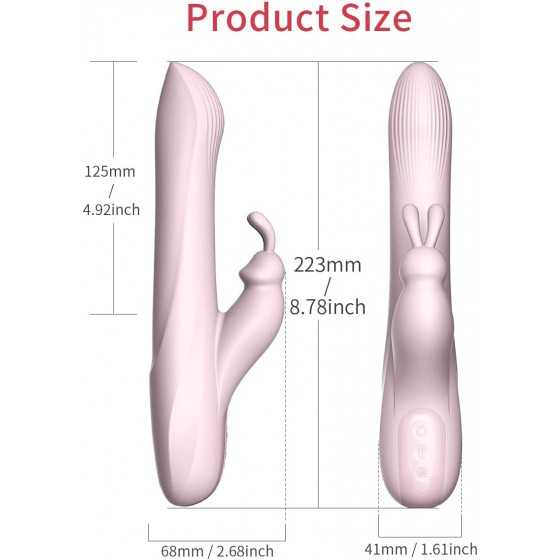 AIYULONG Personal Massager for Women, G-Spot Vibrator Clit, Quiet & USB Rechargeable Waterproof Vibrator - 9 Vibration Modes & 7