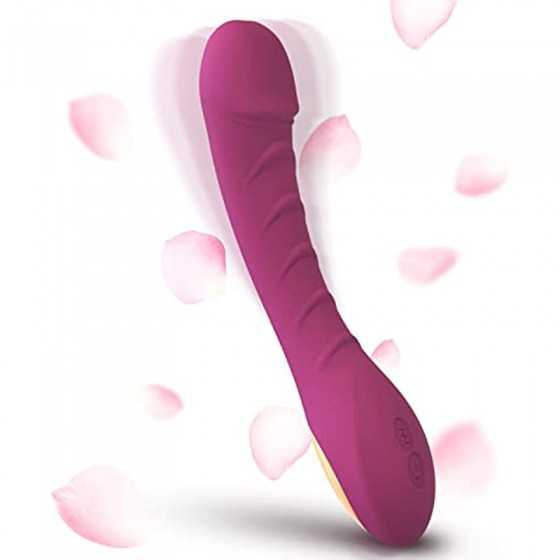 G Spot Clitoral Anal Vibrator Sex Toy with 12 Vibration Modes Waterproof Rechargeable Rose Toy Adult Toy for Women Couple Adult 