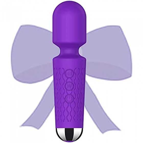 Waterproof Rechargeable Tool for Back, Foot, Neck, Mini (Purple-3)