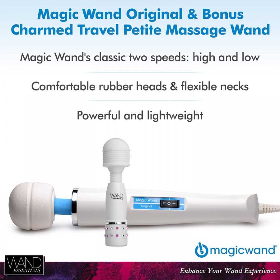 WAND ESSENTIALS 18x Luxury Silicone Travel Wand