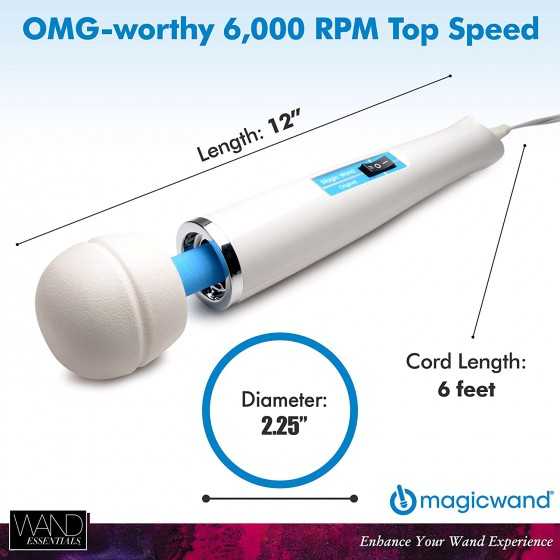 WAND ESSENTIALS 18x Luxury Silicone Travel Wand