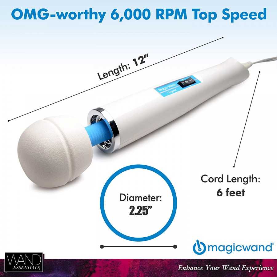 WAND ESSENTIALS 18x Luxury Silicone Travel Wand