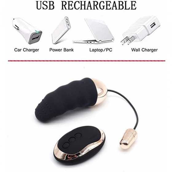 MASVSAM Adult Remote Control G-spot Clitoris Bullet Vibrator with 10 Vibration Modes, Waterproof Vibrating Egg for Clitoral Nipp