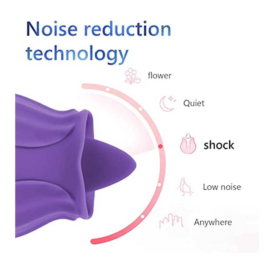 Rose Toy for Woman, Clitoral Nipple Stimulator-G spot Vibrator with 10 Sucking Modes, Vibrating Personal Massager Rose Vibrator 