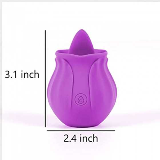 Rose Toy for Woman, Clitoral Nipple Stimulator-G spot Vibrator with 10 Sucking Modes, Vibrating Personal Massager Rose Vibrator 