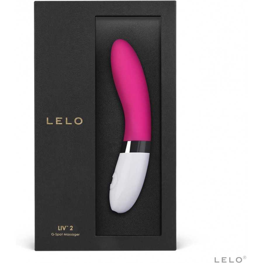 LELO LIV 2 Intimate Electric Massager Cerise, Women's Personal Massager with Thrilling Vibes and Medium Size to Fit Every Woman